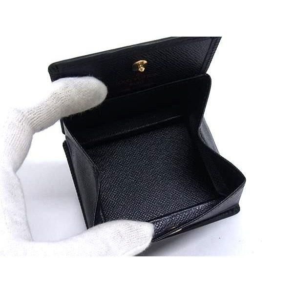 Louis Vuitton Epi Porte Monet Boite Coin Purse Black — view 3