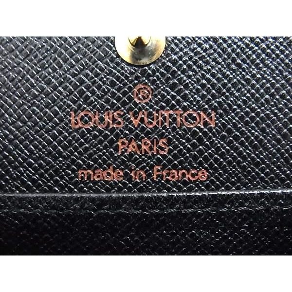 Louis Vuitton Epi Porte Monet Boite Coin Purse Black — view 4