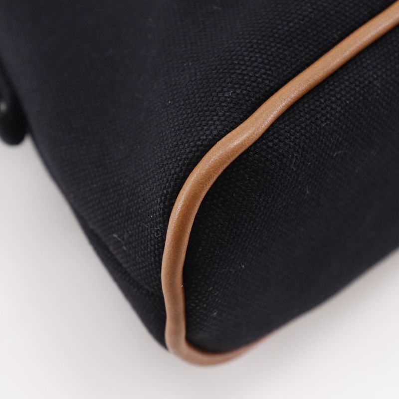 Hermes Bolide Pouch Mini Cotton Noir Black Women's Pouch