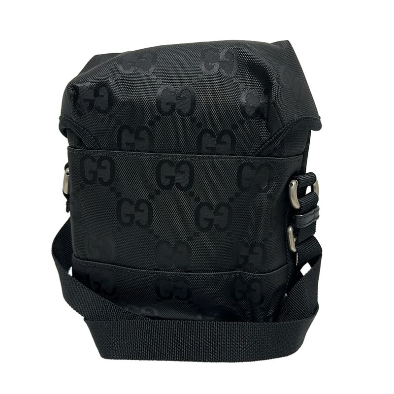 Gucci Shoulder Bag GG Pattern Black 643858