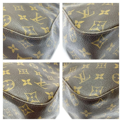 Louis Vuitton M51145 Monogram PVC Looping GM Shoulder Bag Brown 333551 Shoulder