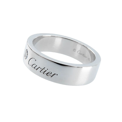 Cartier C de Cartier Ring Platinum Diamond Weddin — view 2