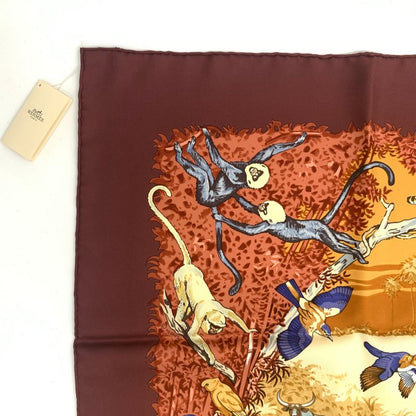 Hermes Carre 90 Large Scarf Silk Hermes La Trve De Leau Water Truce Robert