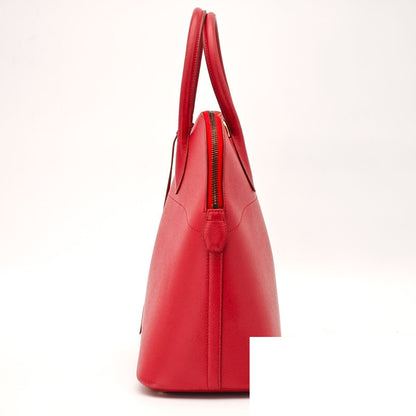 Hermes Bolide 35 2-Way Shoulder Bag Red Cadena Padlock Strap Key — view 4