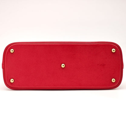 Hermes Bolide 35 2-Way Shoulder Bag Red Cadena Padlock Strap Key — view 6