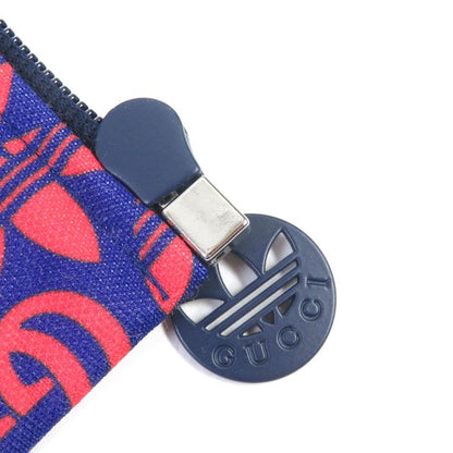 Gucci Adidas 692112 Double G Trefoil Sideline Jersey Track Jacket Blue Red L