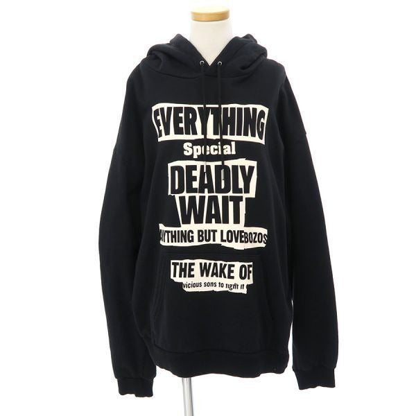 Celine Hoodie Cotton Black