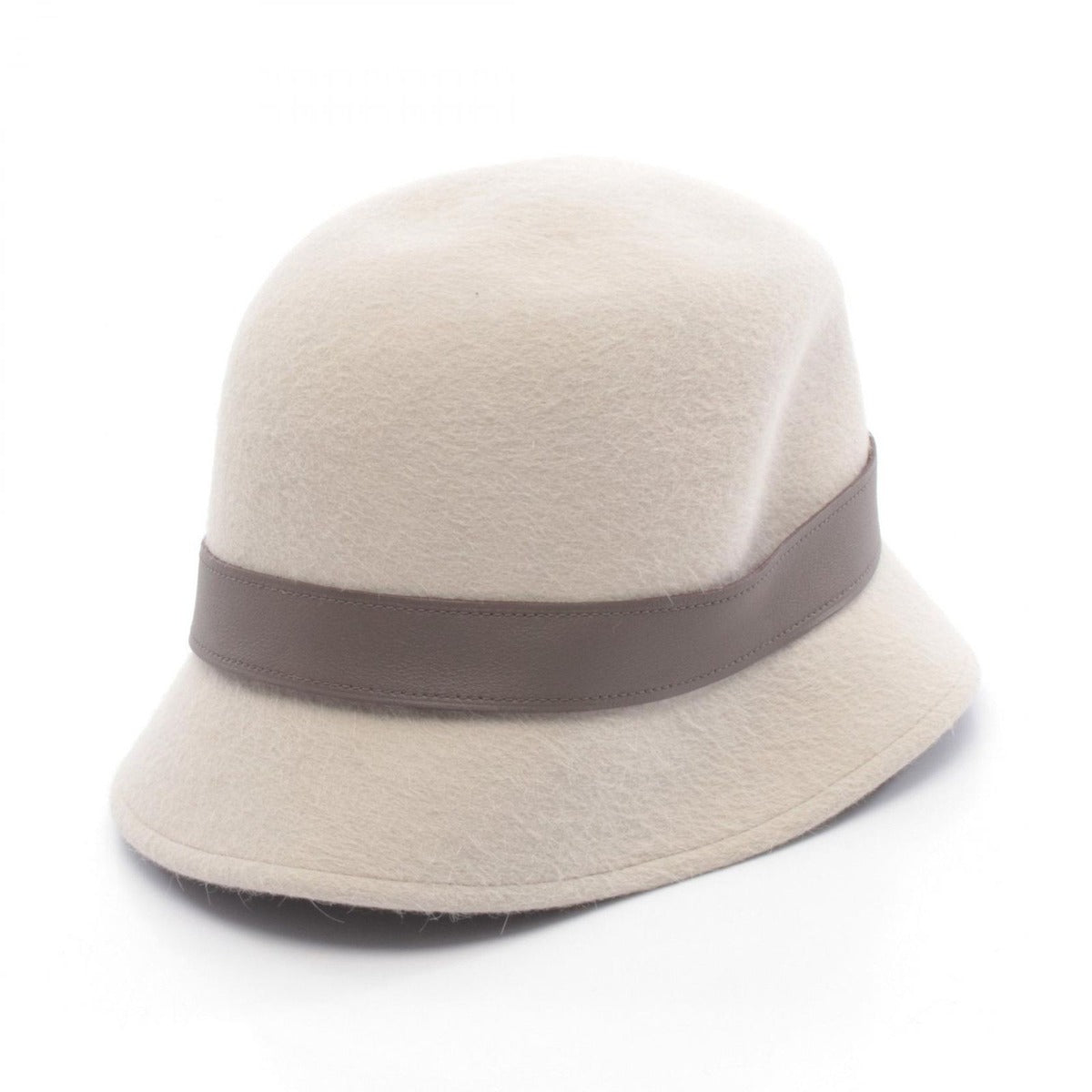 Hermes Hat Gray Leather