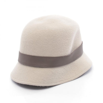 Hermes Hat Gray Leather