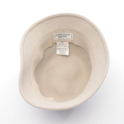 Hermes Hat Gray Leather — view 3