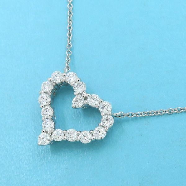 Tiffany & Co Sentimental Heart Diamond Necklace Small