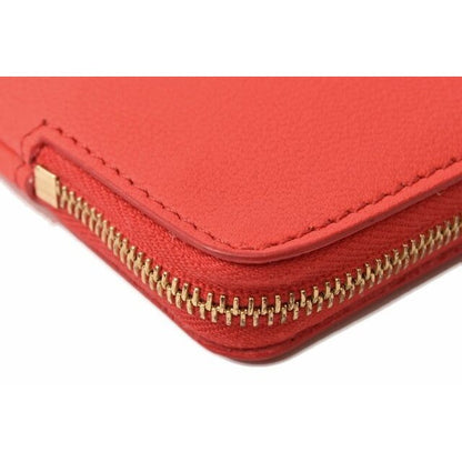 Celine Clutch Pouch Bag Ipad Case Bicolor Primary Red Beige — view 5
