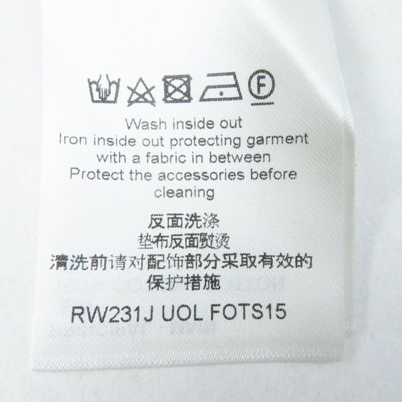 Louis Vuitton 23SS Cropped Box Silhouette Short-sleeved T-shirt White L Made