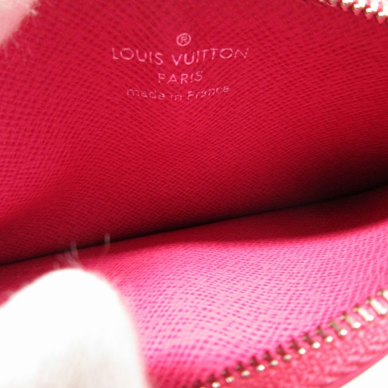Louis Vuitton Epi M60788 Pochette Cles Tribal Mask Pink Coin Case Wallet 2274