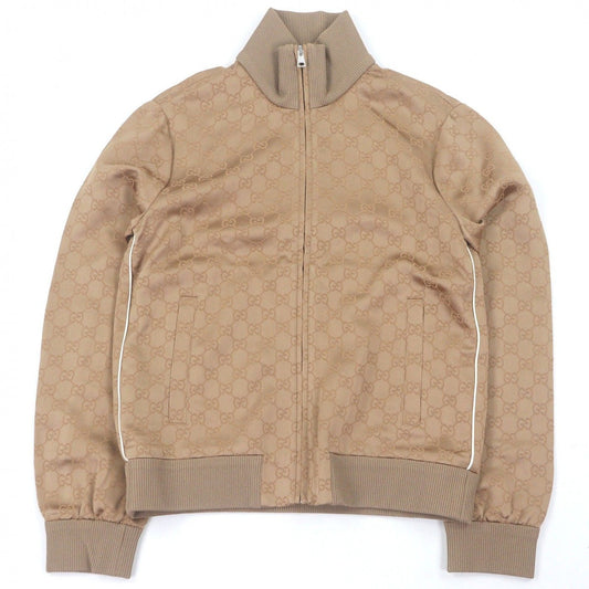 Gucci GG Jacquard Zip Jacket Logo All Over Pattern Truck