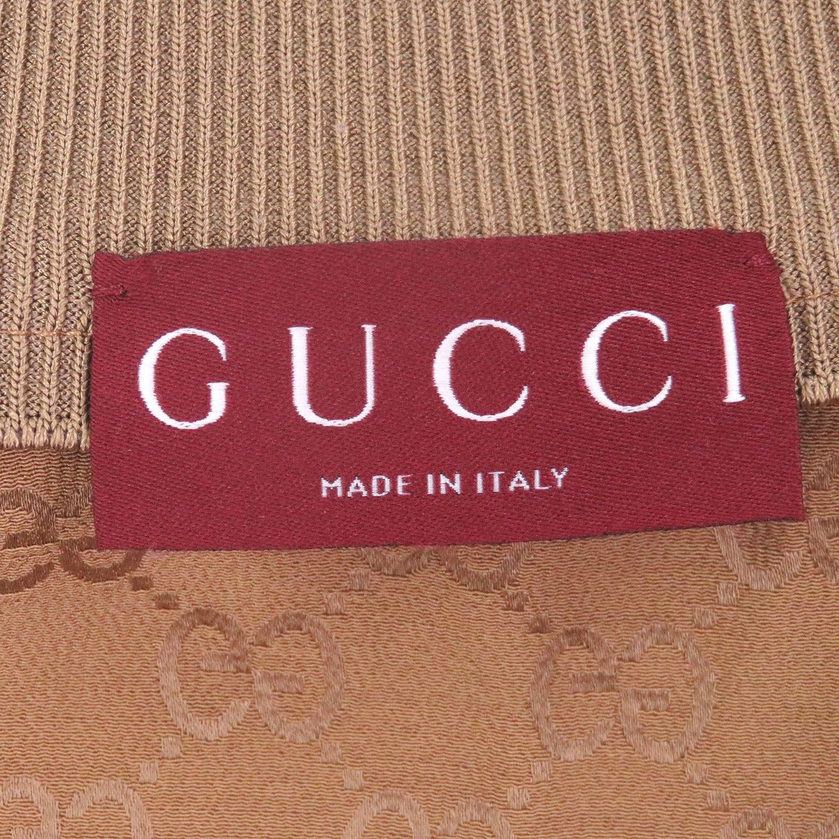 Gucci GG Jacquard Zip Jacket Logo All Over Pattern Truck — view 6
