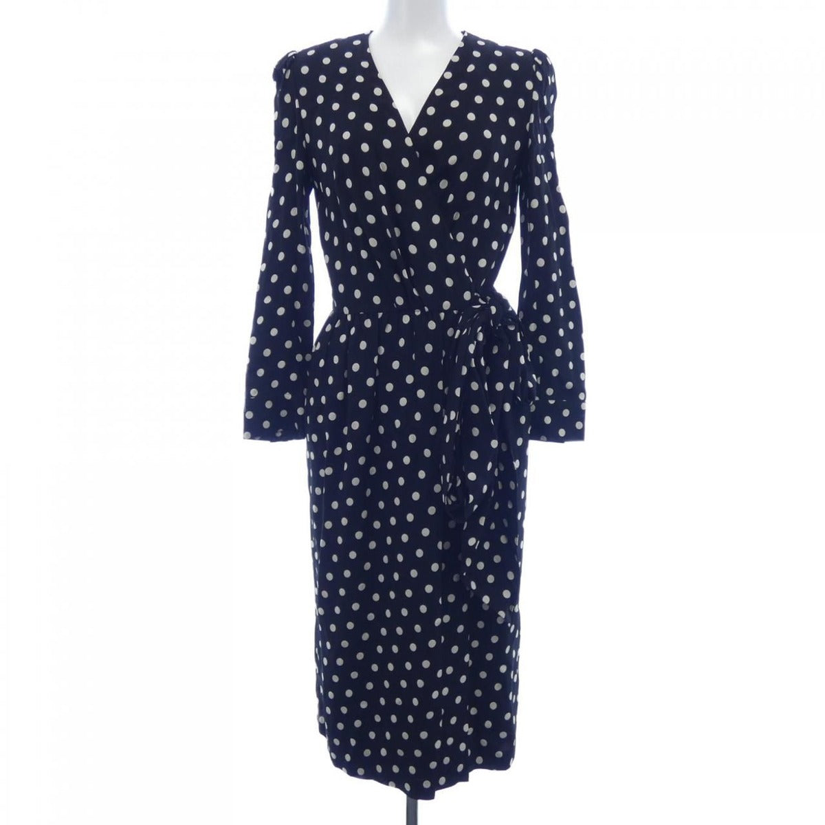 Celine Dress Black 34 White Dot