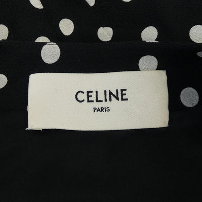 Celine Dress Black 34 White Dot — view 4