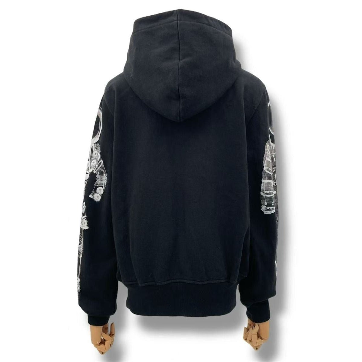Chanel Hoodie Astronaut CC Logo White Black — view 3