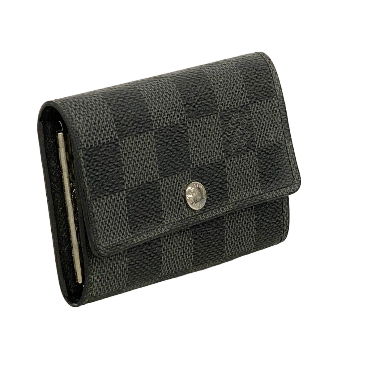 Louis Vuitton Key Case Damier Graphite Multicles 6 Black Gray Key Holder — view 2