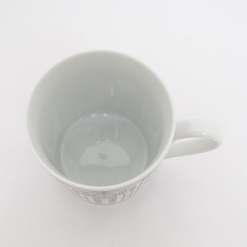 Hermes Mug H DECO Red White Ceramic Tableware Accessories Others