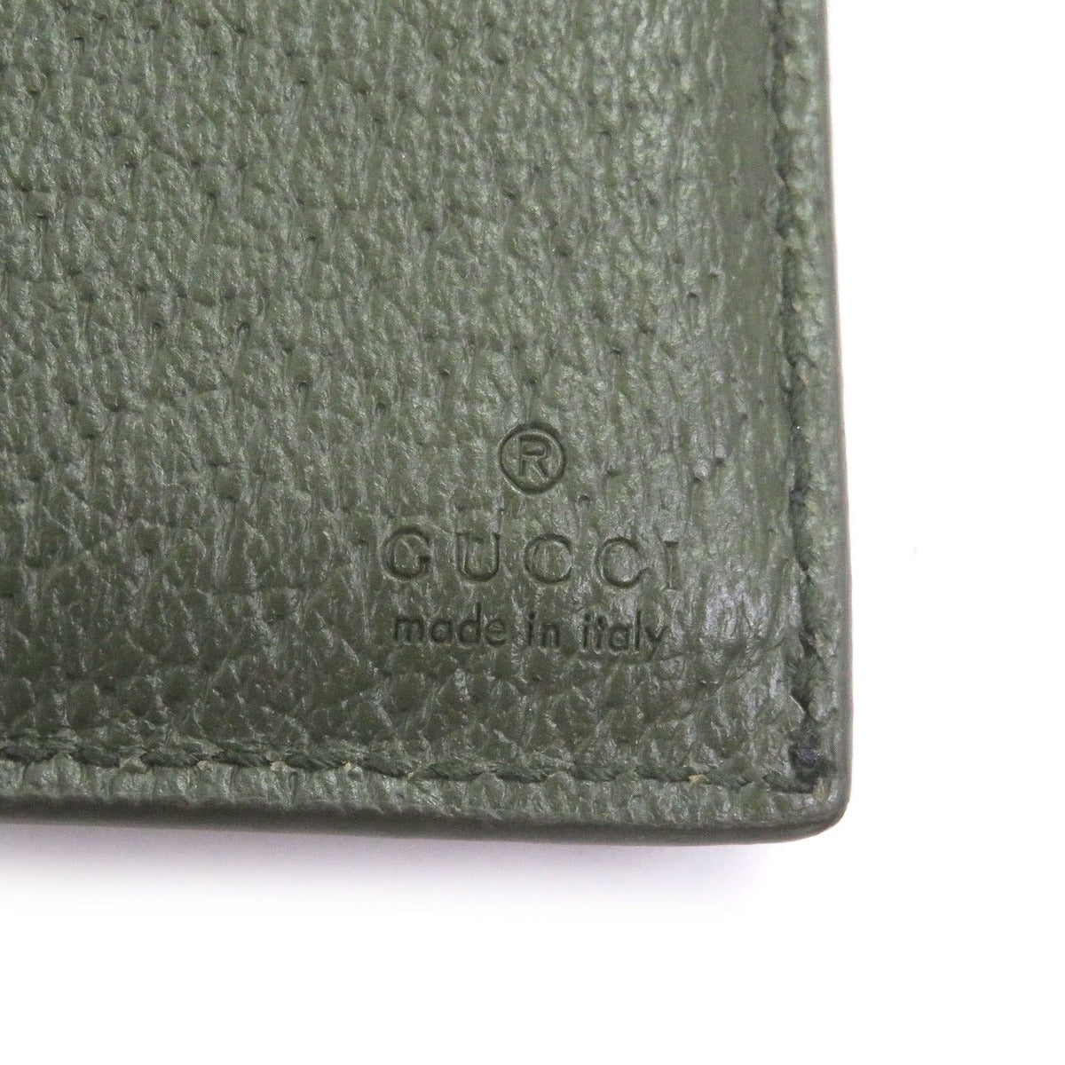 Gucci Leather GG Supreme Canvas Double Logo Bifold Wallet — view 8