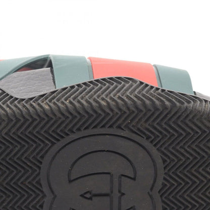 Gucci Sandals Web Stripe Cross Rubber Black — view 9
