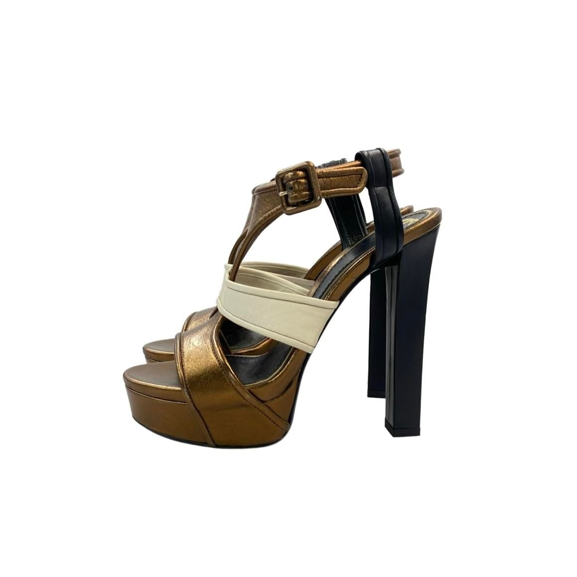Gucci Leather Strap Sandals 36 — view 2