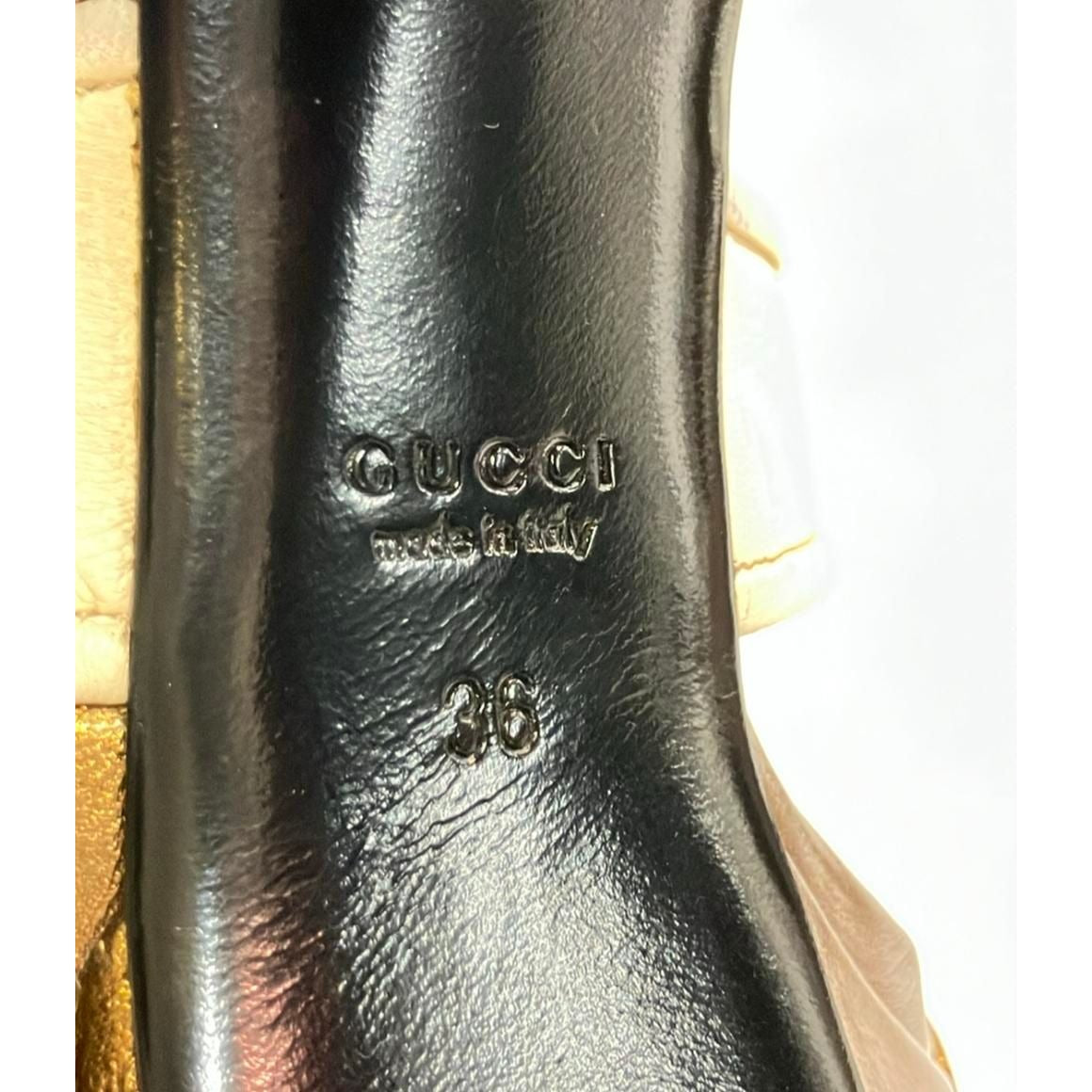 Gucci Leather Strap Sandals 36 — view 4
