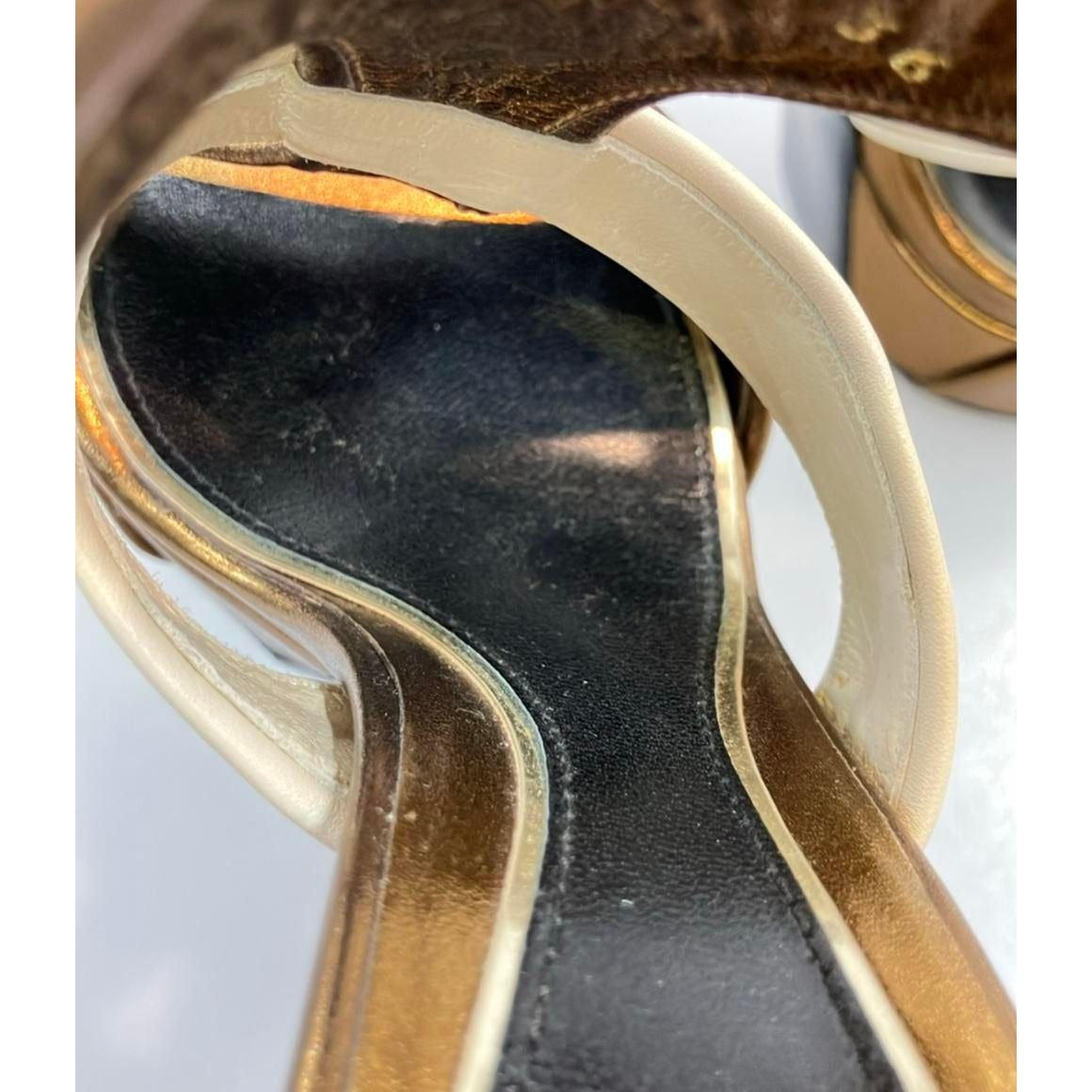 Gucci Leather Strap Sandals 36 — view 9