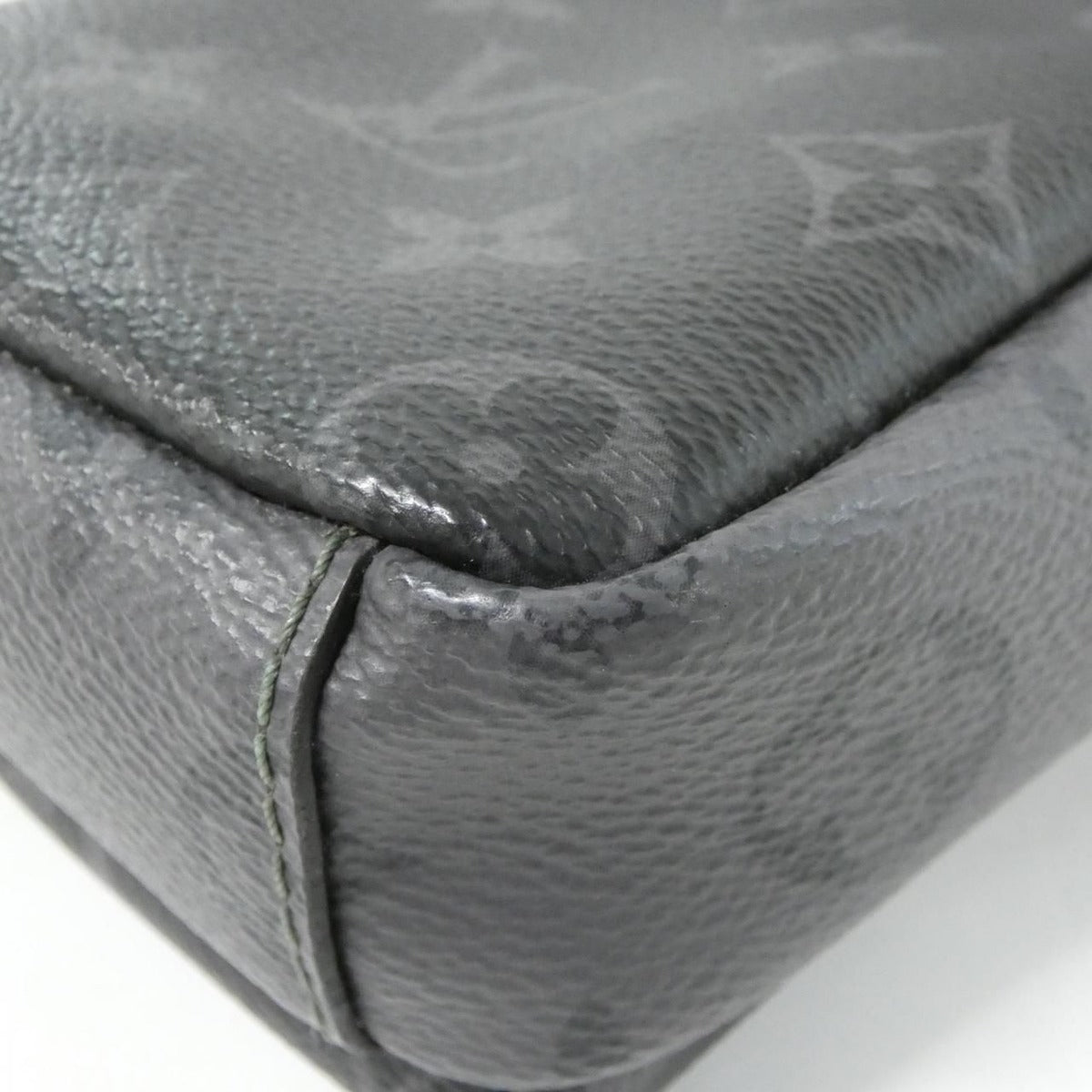 Louis Vuitton Monogram Eclipse Reverse Double Phone Pouch Shoulder Bag — view 3