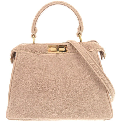 Fendi Peekaboo Icy Mouton Pink 2-Way Handbag