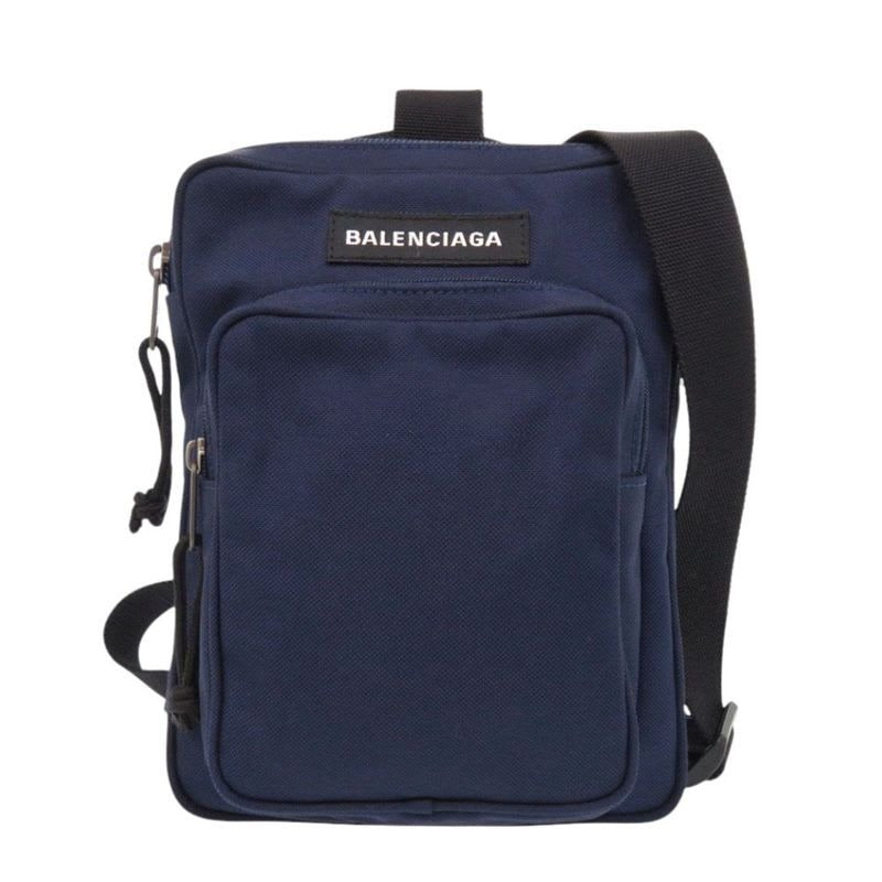 Balenciaga Nylon Navy Body Bag Shoulder 0434