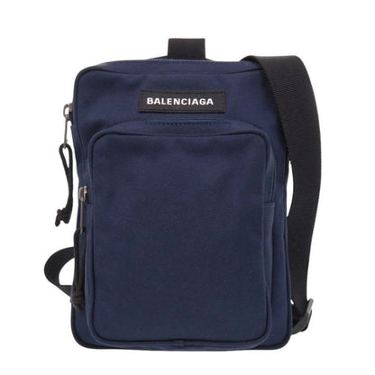 Balenciaga Nylon Navy Body Bag Shoulder 0434