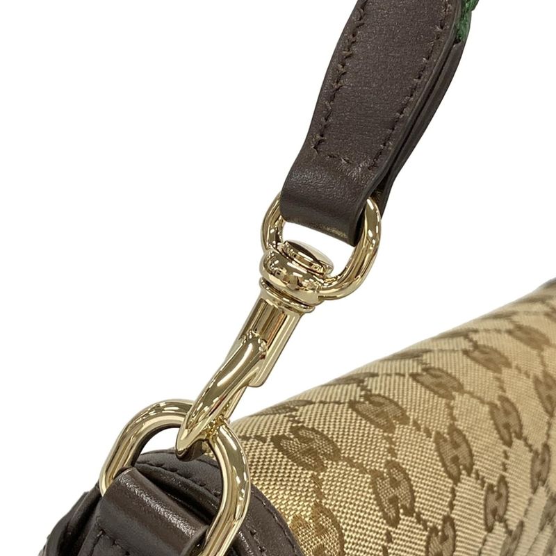 Gucci Shoulder Bag GG Pattern Sherry (web) 786027 Dark Brown Beige And Multi