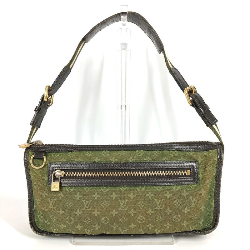 Louis Vuitton Shoulder Bag Catrine M92332 Monogram Mini Canvas Khaki