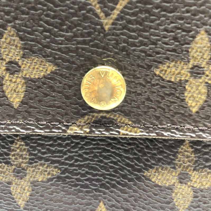 Louis Vuitton M61725 Porte Monet Cles Di Long Wallet Preowned 005888