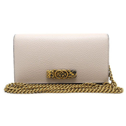 Gucci Interlocking G Chain Shoulder Bag 746056 Beige