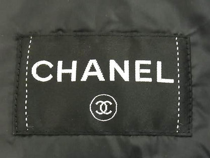 Chanel Matelasse Quilted Matelasse Quilted Scarf Women's Black Fa7796