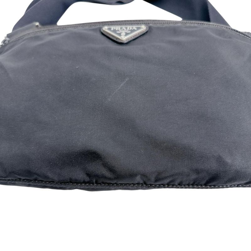 Prada Body Bag Triangle Logo Shoulder Bag Prada Black