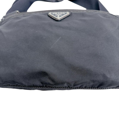 Prada Body Bag Triangle Logo Shoulder Bag Prada Black