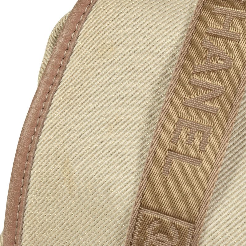 Chanel Coco Mark Sport Line Backpack Canvas Beige