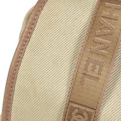 Chanel Coco Mark Sport Line Backpack Canvas Beige