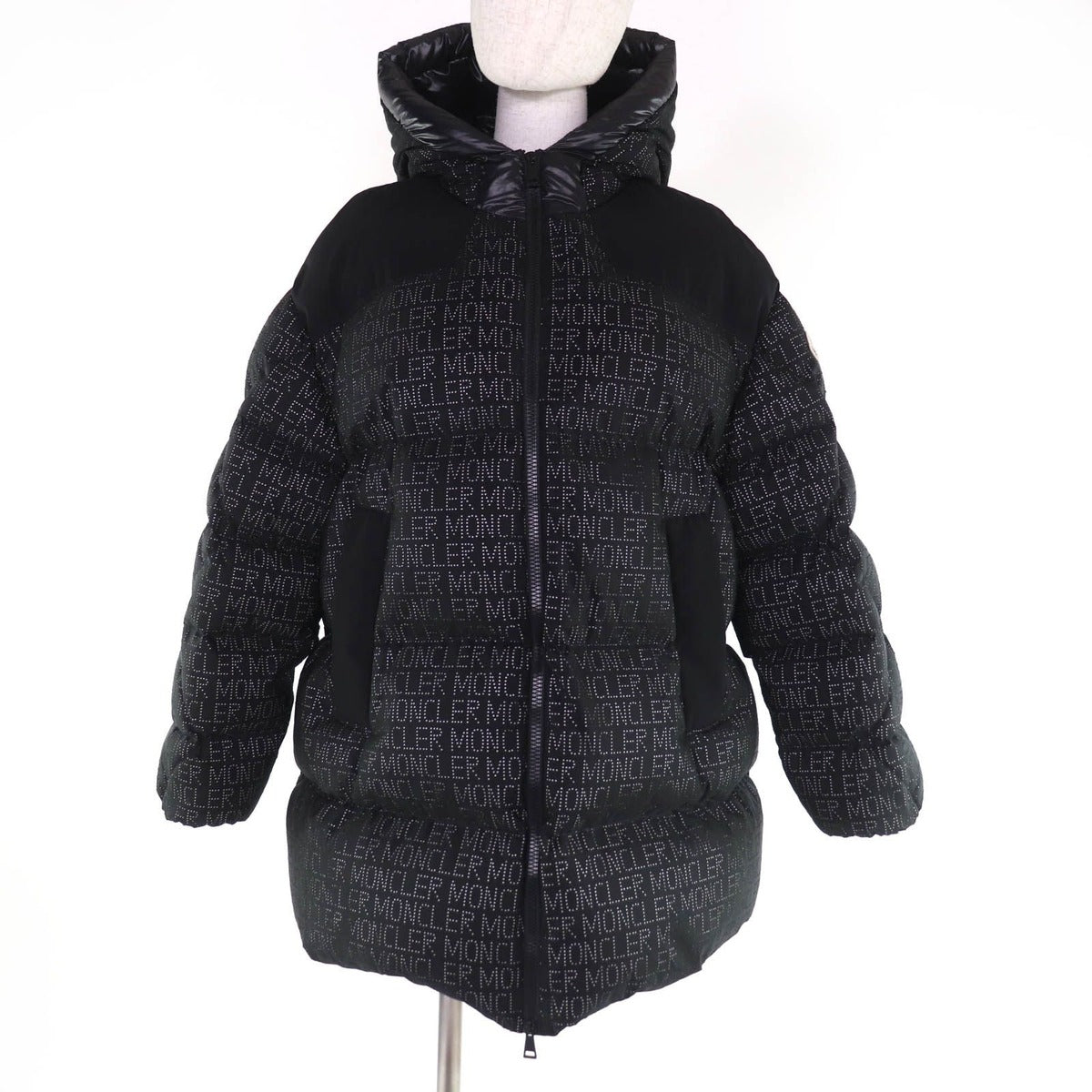 Moncler Grandval Logo Patch with Hood Coat