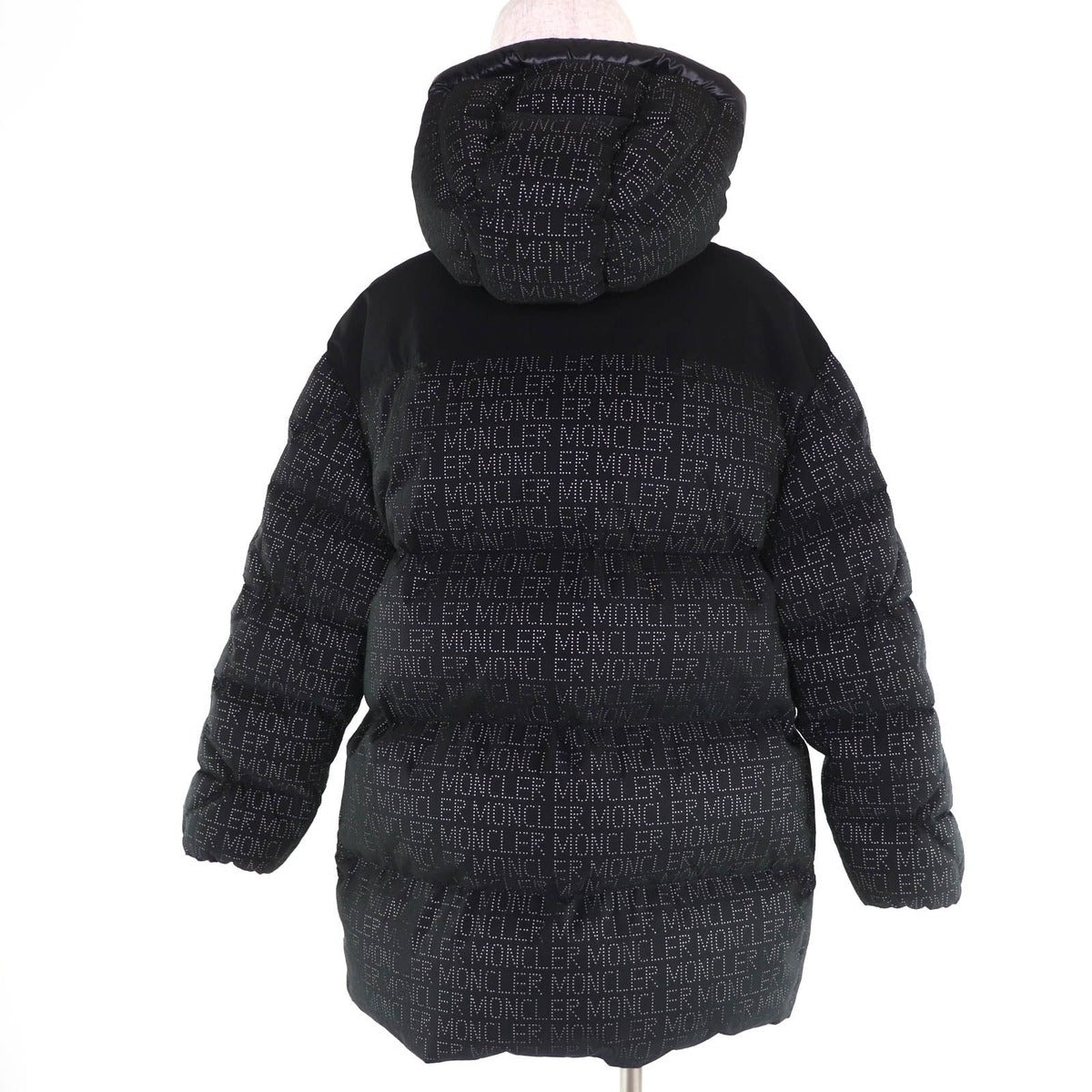 Moncler Grandval Logo Patch with Hood Coat — view 3