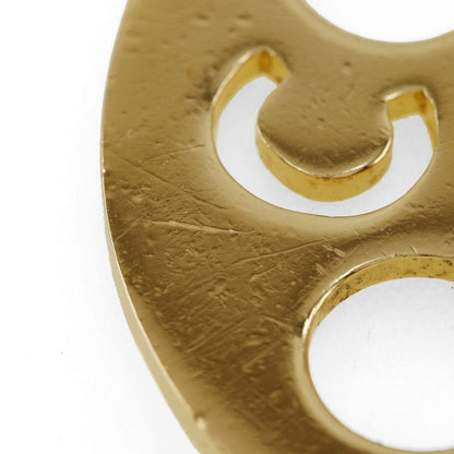 Chanel Round Logo Vintage Gold Plated Ladies 170g Necklace