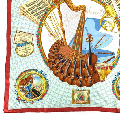 Hermes Carre 90 Wolfgang Amadeus Mozart Hymn To Mozart Silk Scarf