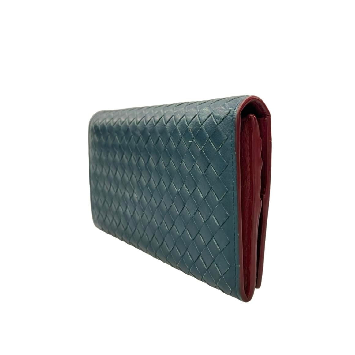 Bottega Veneta Wallet Intrecciato Continental Green — view 2