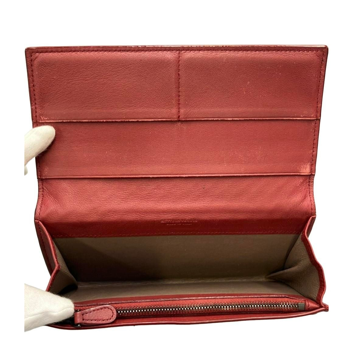 Bottega Veneta Wallet Intrecciato Continental Green — view 3
