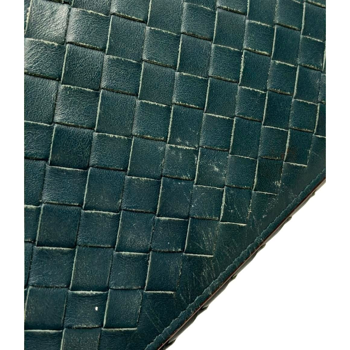 Bottega Veneta Wallet Intrecciato Continental Green — view 5